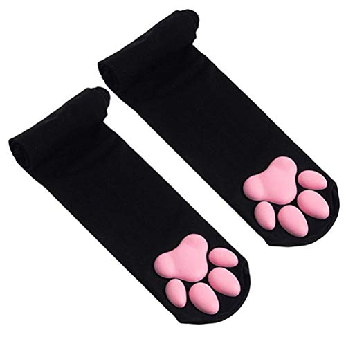 hoge hoge sokken schattig kat pad pad sokken hoge hoge sokken voor dames kitten stocking
