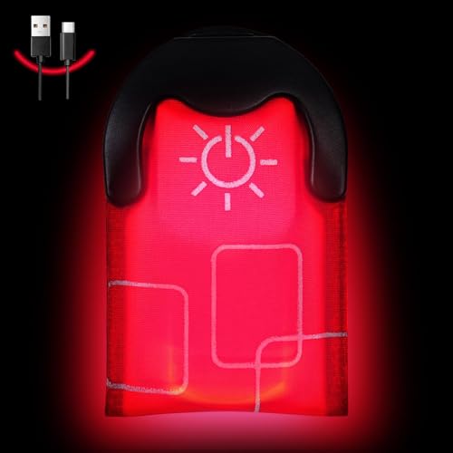 LED-clip, oplaadbare USB LED Magnetic Clip, LED Magnetic Clip met 3 Verlichtingsmodi, Hoge Zichtbaarheid en Heldere Glow, Unisex voor rugzak, Wandelen, hardlopen, Joggen