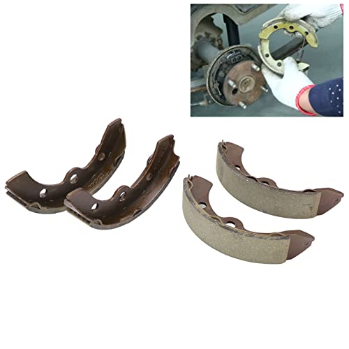 4 Stuk Achterremschoenen, 101146302 Remschoenenset 17429G1 Club Auto Onderdelen Vervanging voor E-Z-GO G E 1982-1986