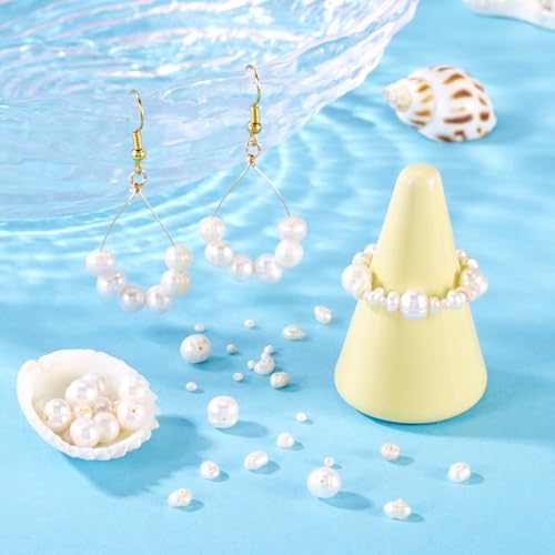 50 st Nuggets Natural Pearl Shell Kralen 4-11mm Creamy White Zoetwater Parel Kralen voor DIY Crafts ketting armband sieraden maken