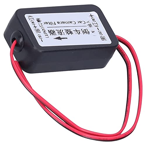 Achteruitrijcamerafilter, achteruitrijcamera, geschikter voor achteruitrijcamera, 12 V, met ontstormingsfilter en relatiecondensator, hogezichtsscherpte