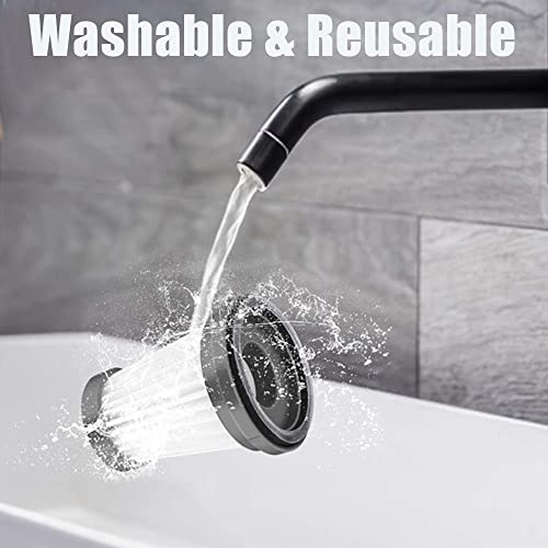 3Pcs HEPA Filters Vervangingsonderdelen voor Moosoo K12 K12 PRO K13 Draadloze Stofzuiger voor Genius Invictus A 1.0X7/2.0/3.0e Handheld stofzuiger accessoires Filter 5