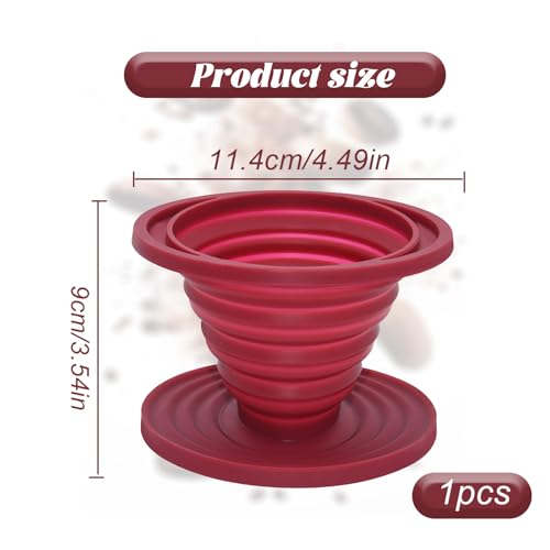 Koffie Filter Camping Koffie Filter Opvouwbare Koffie Filter Houder Siliconen Koffie Dripper Draagbare Koffie Filter Opvouwbaar voor thuis Camping reizen