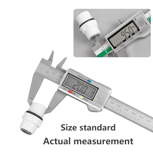 CTIA Waterzuiveraar Montage 1/2 Inch Man tot 3/8 Inch Quick Coupler, Waterzuivering, Koelkast 3