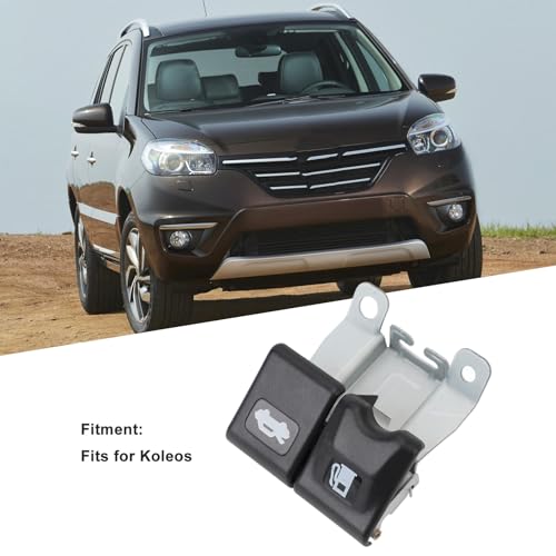 MotorkapVergrendelingenhendelschakelaar, 65622 JY40A Geschikt voor Koleos, MotorkapVergrendelingenschakelaar, Veilige en Betrouwbare Vergrendeling 3