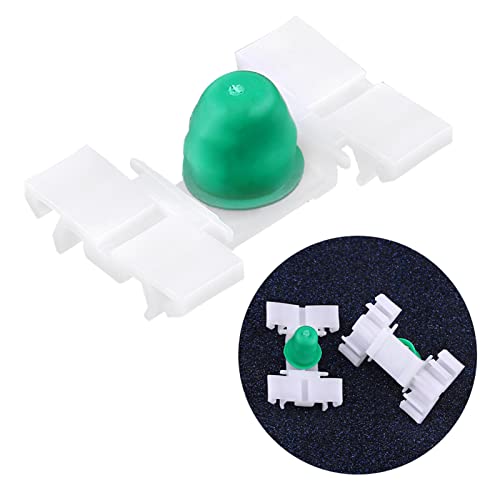 KIMISS 50 stuks Weiß Kunststoff Auto Türleiste Trim Clips Halterungen Befestigungen 4