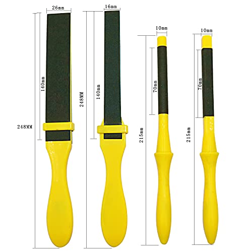 Schuurpapierpolijsten Kit Sanding Gereedschap met Plastic Sandpaper Stick 3
