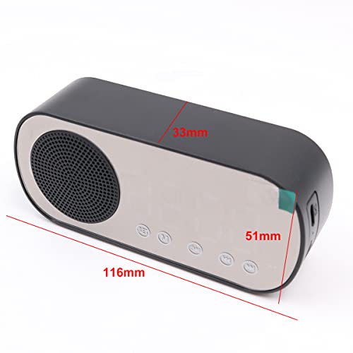 Zee digitale wekker draagbare wekkerradio met BT luidspreker grote LED Screen Radio Morning Klok voor Slaapkamer, Kantoor