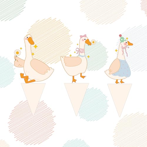 One Silly Goose Banner, voorgerekt Pink Goose 1e verjaardag Banner Decoratie schattige muur Garland voor baby douche Thema Feest Foto Achtergrond 4