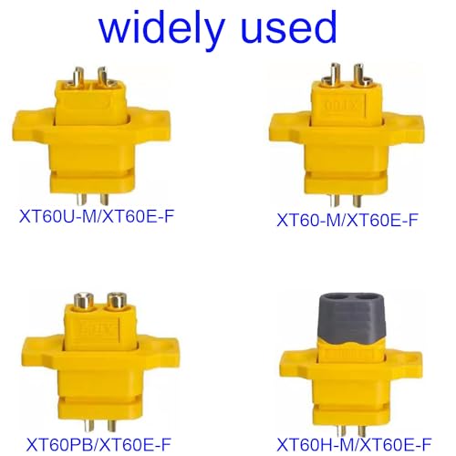 5 paar XT60E-F XT60h XT60 High Current Male Ball Connector Kabelpluggen met rubber dop, Schroeven waterdicht voor Lipo Battery XT60 Plug 5