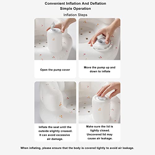 Opblaasbare babystoel, babystoel voor peuters voor baby's 3-36 maanden