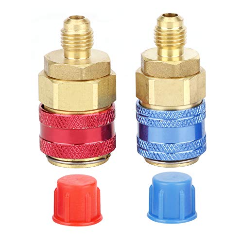 R134A Hoge lage druk Quick Coupling Connector voor auto AC Refrigerant, Straight Adapter voor Car Airconditioning