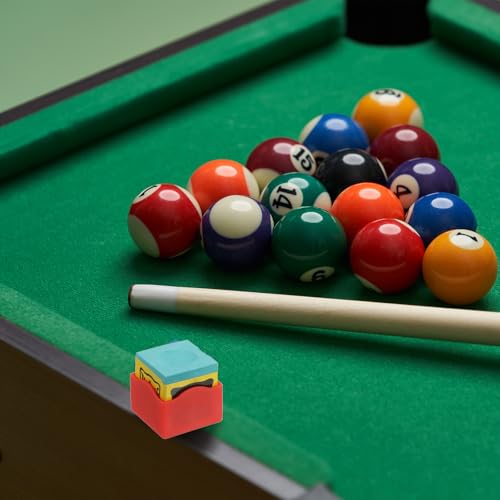Krijthouder voor Pool, 7 stuks Biljart Chalk houder, Portable Cue Chalk houder, Biljart Pool tafel accessoire voor Pool Chalk, Geel 4