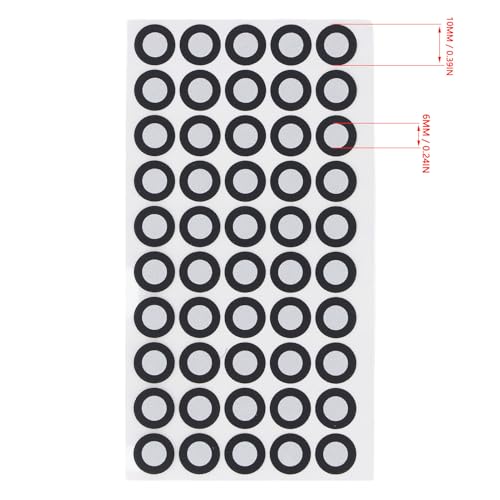 15 Blad X 50S 3D Reflectie Markering Dot Sticker 3D Scan Markering 6mm Diffuse Reflectie 3D Positie Doel Stickers voor industriële en interessante optische 3D-scanner 4
