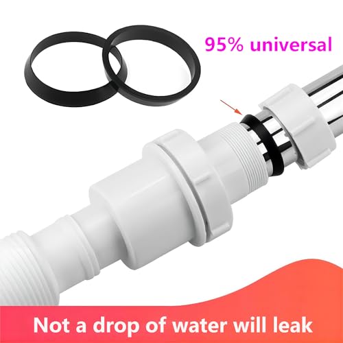 6PCS Cone Seal Ring, Slip Joint Washer, Rubber Washer voor Drain Pipe Aanrecht Odor Trap Siphon, 32MM afval pijp Afdichtingsring 5