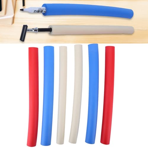 Foam Tubing 6 stuks Foam Grip Tubing Non-slip Foam Handle Sleeve Cover Padding Grips voor Utensil, Pennen, Potloden, Scheerapparaten