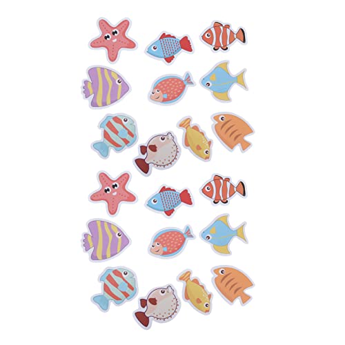 Bad Sticker, Mat Waterdicht Kleurrijke vis anti-slip bad Decal Vormbestendig Zelfklevend met kinderen voor douche