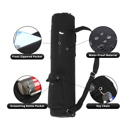 Yogapad Bag Canvas Yoga Mat Opbergzak Multifunctioneel Yoga tas Yoga drager rugzak met verstelbare band voor Yoga Mat opslag 5