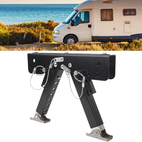 RV Stap Support Stabilizer, RV Stap Stabilisator Kit Veelzijdig Verstelbare verbetering stabiliteit RV trapstabilizer voor trailer camper 5