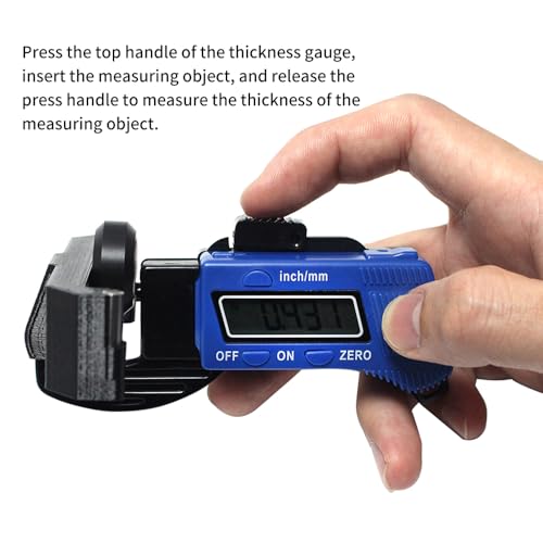 2GT Timing Belt Tensiometer Metaalhulpmiddel, riemspanningsdetectie meten Nauwkeurige riem Elastische Synchroon compatibel met Voro VZBOT 3D-printers(Met Batterij)