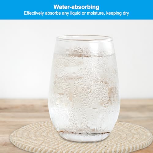 Hot Food Coasters 20,5 cm, 5 stuks Coasters Mat voor warme potten en pannen hittebestendig Hot Pads Pothouders voor keukentafel, donkergrijs 4