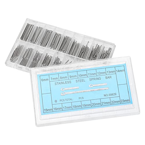 360 stuk horloge pennen, roestvrij staal horlogeband Link Cotter Spring Bar Reparatie Kit horloge polsband Spring Bars riem Link Pins Reparatiekit