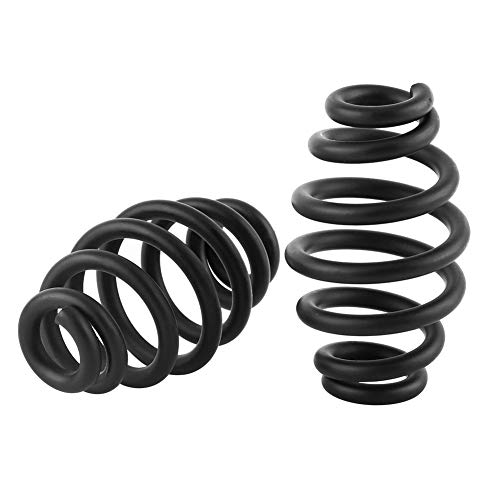 Seat Spring 1 paar 3" stalen solo stoel cilinder veren voor heli bobber motorfiets, Zwart