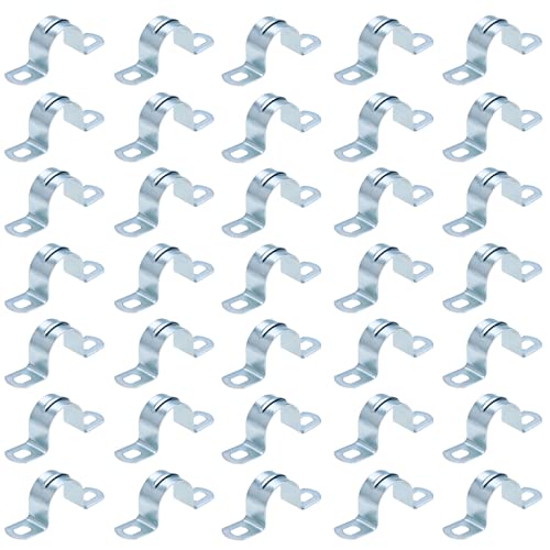 U Type Pipe Bracket voor 16mm Diameter buis, Anker Klem, Tube Zadel Klemmen, Handvat Klem, U-vormige Halve Pijp Fittings voor pijp, Kabel, Tuinslang (25 stuks) 5