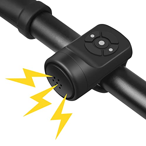 Elektrische fietsbel, waterdichte IPX4 elektronische fietsbel, 22.2-31,8 mm voor fietsen, Scooters, MTB, BMX