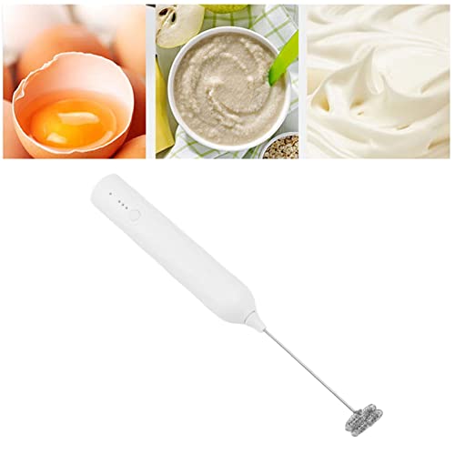 Drinkmixer, kleine huishoudelijke Ei Beater Mini Multifunctionele Blender Handheld elektrische Stirrer Foam Maker Keuken Mixer (Wit) 4