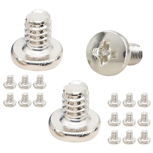 Verpakking van 20 computerschroeven, cilinderkopschroeven, BM#6-32x6mm, Phillips hoofdschroeven, moederbord reparatieschroeven