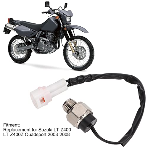 Radiator Heat Switch Sensor, Brass Cooling Fan Switch Thermostat, RF1436SR108JU Warmtethermale sensorvervanging voor Suzuki LT-Z400 LT-Z400Z Quadsport 2003-2008