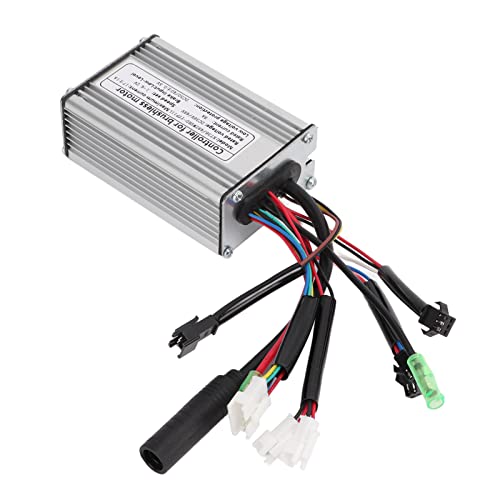 Bike Motor Controller, KT 17A Controller 36V 48V Motor Controller Vierkante golf met dubbele einden String Lights SM-aansluiting voor 350W Motor