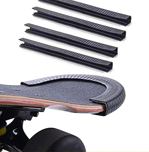Skateboard neus & staart bescherming, rand bescherming voor longboard, schokbestendige rubber hoes, 2 paar