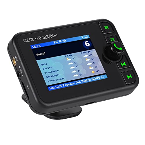 2.4 inch Kleur LCD Auto DAB Radio, 170-240 MHz DAB/87.5-108MHz FM, groot LCD-scherm, muziekweergave, digitale FM-radio 4