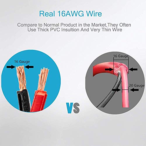 Sigarettenaansteker, Sigarettenaansteker Kabel, 12-24 V 15 A Sigarettenaansteker Kabel 1,5 m/voor Auto-inverters, Luchtpomp, Elektrische Beker 5