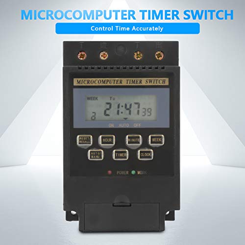 KG316T Digital Timer Controller, Microcomputer, programmeerbare Timer, AC 220V, 25A, LCD Display, Eenvoudige bediening, Grote Sync Range, Huisvesting