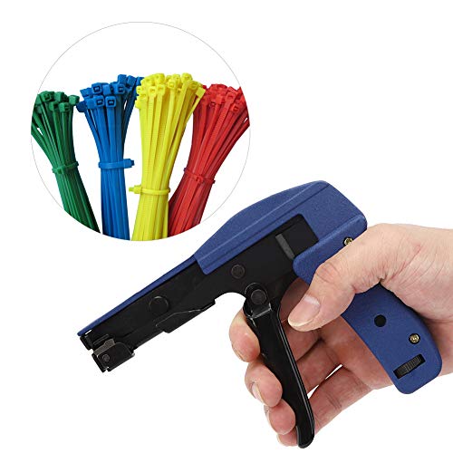 Elektrische Plastic Wreath Wire Kabel Tie Gun Blue Chrome Vanadium Alloy Steel Nylon Tie bevestigingsspanning Tools 4