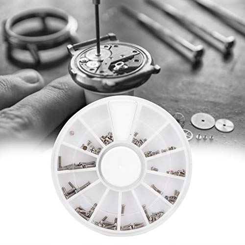 Horloge klokschroeven, 240 stuks Assorted Schroeven voor glazen, horloges, elektronische reparatie (12 maten) 5