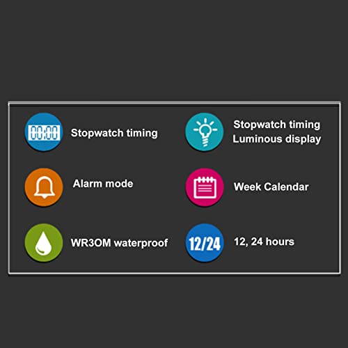 Sport horloge voor mannen, digitale sport horloge waterdichte Noctillucent Chronograph horloge voor mannen student geschenk Outdoor Camouflage kleur 4