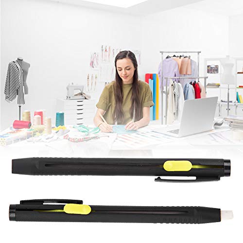 2Stuks Naaimarkering Potlood, Wateroplosbare krijt voor het naaien Markeren en Traceren 3