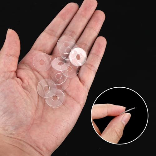 30 st Transparante Plastic schijven, Wasmachines, Spacers voor deur Scharnier, Draag, Cracks op glas, douche, Deur, Badkamer, Handdoek 5