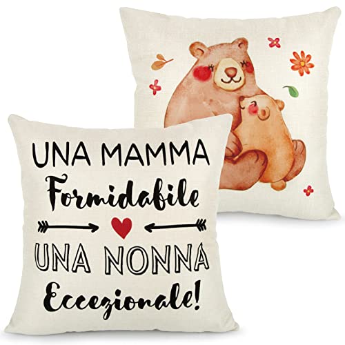 UNA MAMMA Formidabile UNA NONNA Eccezionale Pillowcase