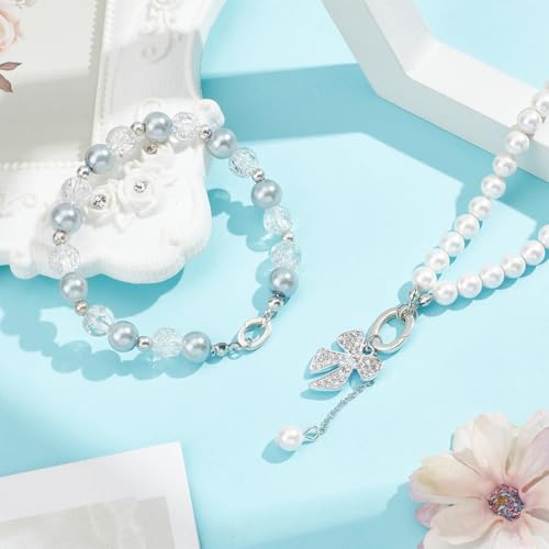 2 stuks 925 Sterling Zilveren ketting Ring Clip, 2 maten Lobster Ring Connector Buckle Pearl ketting versterker Kortere Clasps Spring Clasps voor armband Keychain sieraden maken 5