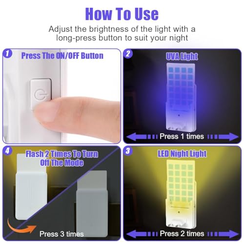 Vliegende Insect Trap Binnenvlieg Trap Mosquito Trap met 12 Stickers Wit 4