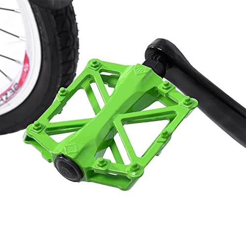 MTB Fiets Pedalen Groene Pedal Velo Aluminium Legering 1 Paar Anti Slip Duurzame Aluminium Fiets Pedalen voor MTB Wegfiets (Groen)