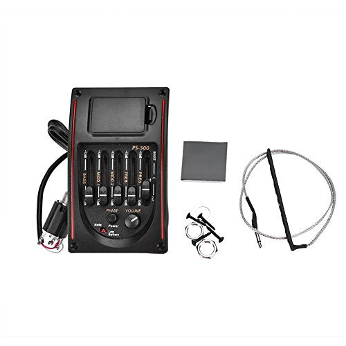 Akoestische Gitaar Pickup Piezo Cont,Guitar Pick-up, Eq PS-500 Micro EQ, Akoestische Gitaar Pick-up, Akoestische Gitaar Preamp, Piezo Pick-up Gitaar, Micro Gitaar Preamp