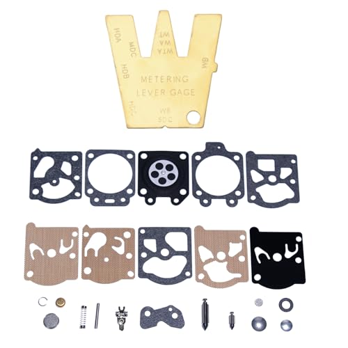 Gasizer Reparatie Kit voor Walbro K20-WAT, met Gas Disk, Husqvarna 55 51 455 460 Rancher Echo Poulan Pro Homelite 026 Kettingreinigingsdeel