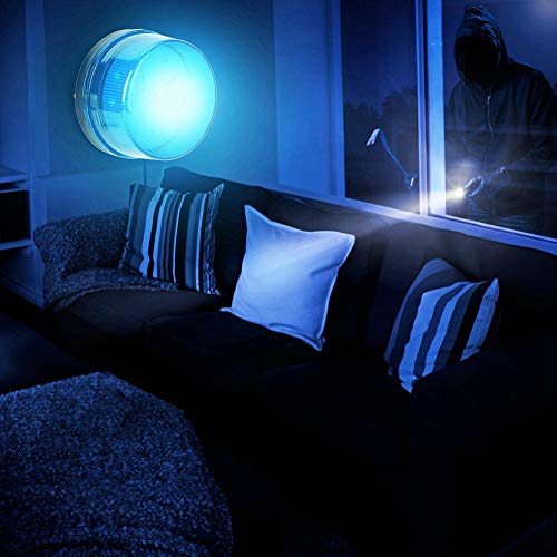 Home Alarm Flash, 12V Blauw LED Strobe Beacon Noodbeveiliging Signaal knipperend licht zonder geluid M Blauw licht 12 alarmwaarschuwing 5