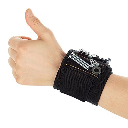 Magnetische polsbandjes Band bandhouder voor het vasthouden van gereedschap Schroeven en nagels Bolts Boor Mannen Giften